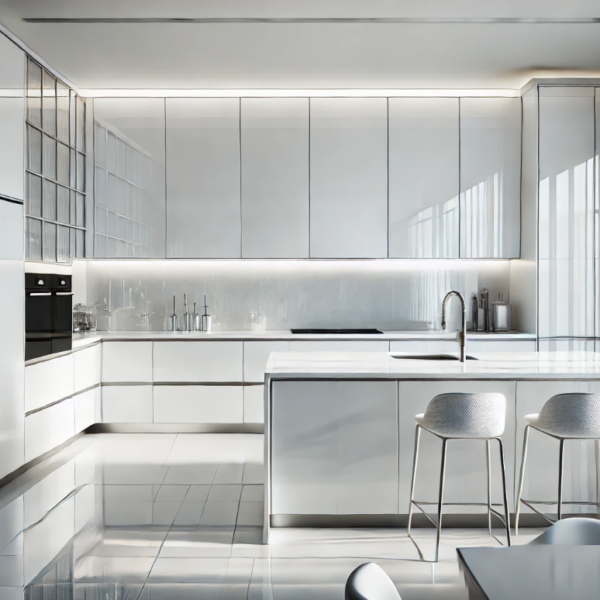 white high gloss European style