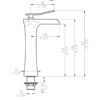 F-LF-N12119B2-BN Single Handle Lavatory Faucet Brushed Nickel - Image 2