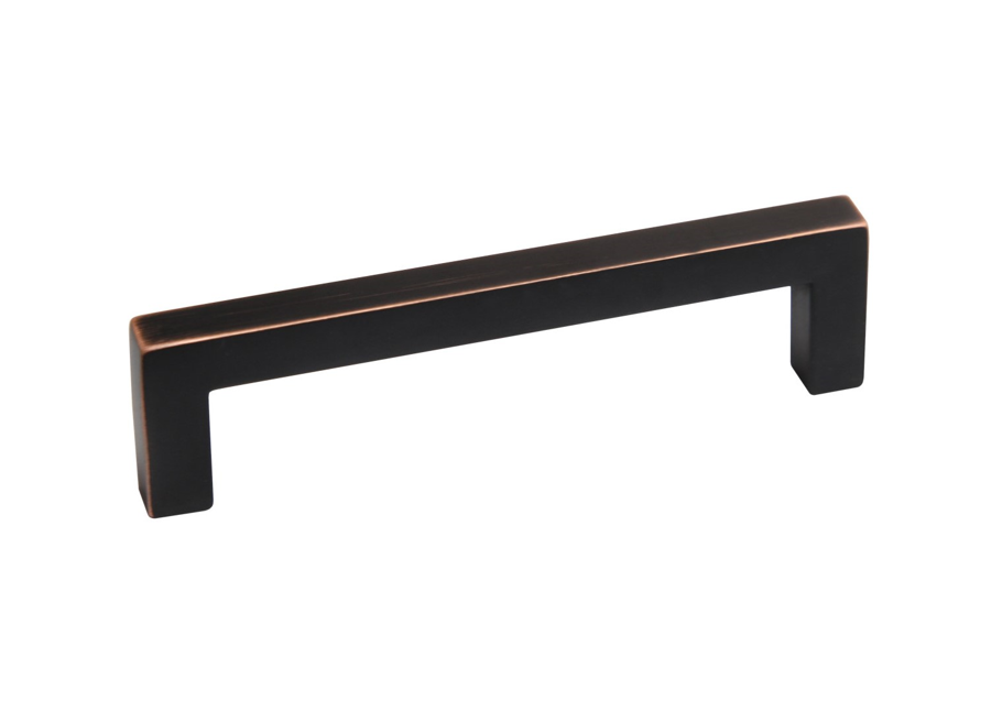 H-21162-160 6-5/16 in. (160 mm) Center-to-Center Cabinet Modern Square Bar Pull Handle - Image 2