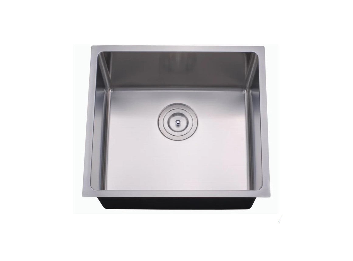 RD2318-12" 18 Gauge (18G) Round Corners T-304 Stainless Steel Undermount Laundry Sink