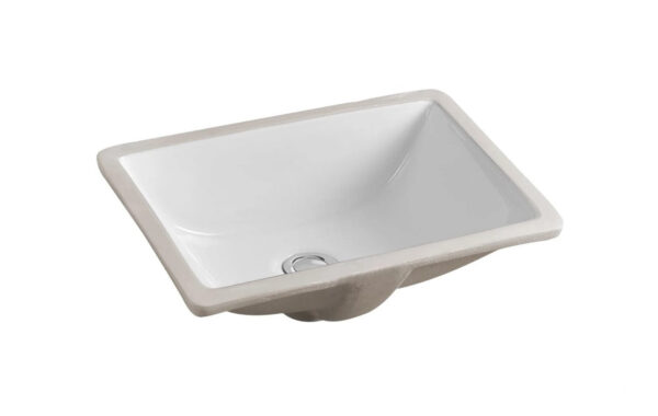 SK-2012-WH Rectangular Ceramic Undermount Basin