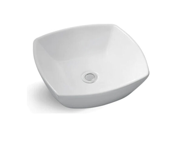 TP2113 White Artistic Basin Above Counter Vessel Sink