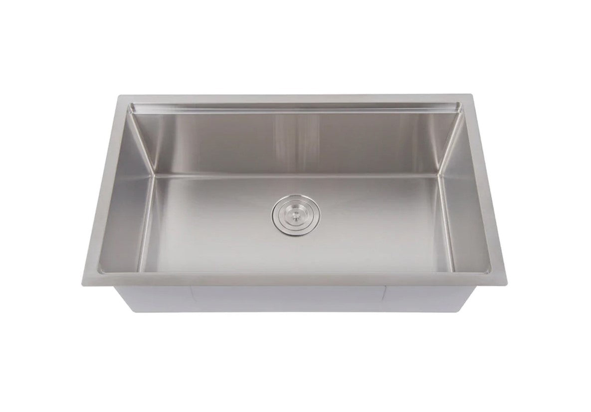 WRD3219S 18 Gauge (18G) Round Corners Stainless steel Undermount Square Single Bowl Sink - Image 3